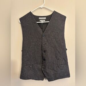 Men's Dark Gray Vest by
